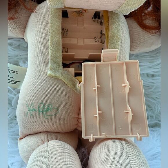 Cabbage Patch Kids 1983 Talking Doll Red Hair Green Eyes Coleco Vintage - Picture 8 of 17